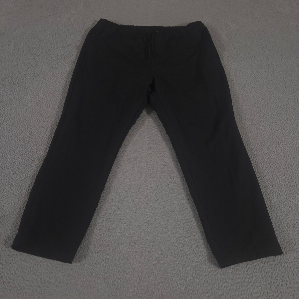 Old Navy Pants Mens XL Black StretchTech Water-Repellent Tapered Leg Activewear